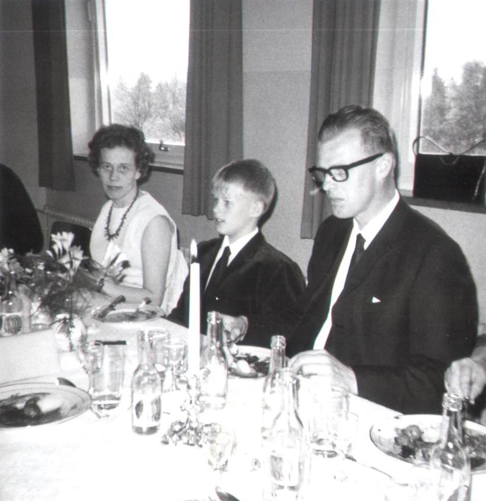 Olaf la Cour, April 28, 1968, my confirmation with my parents